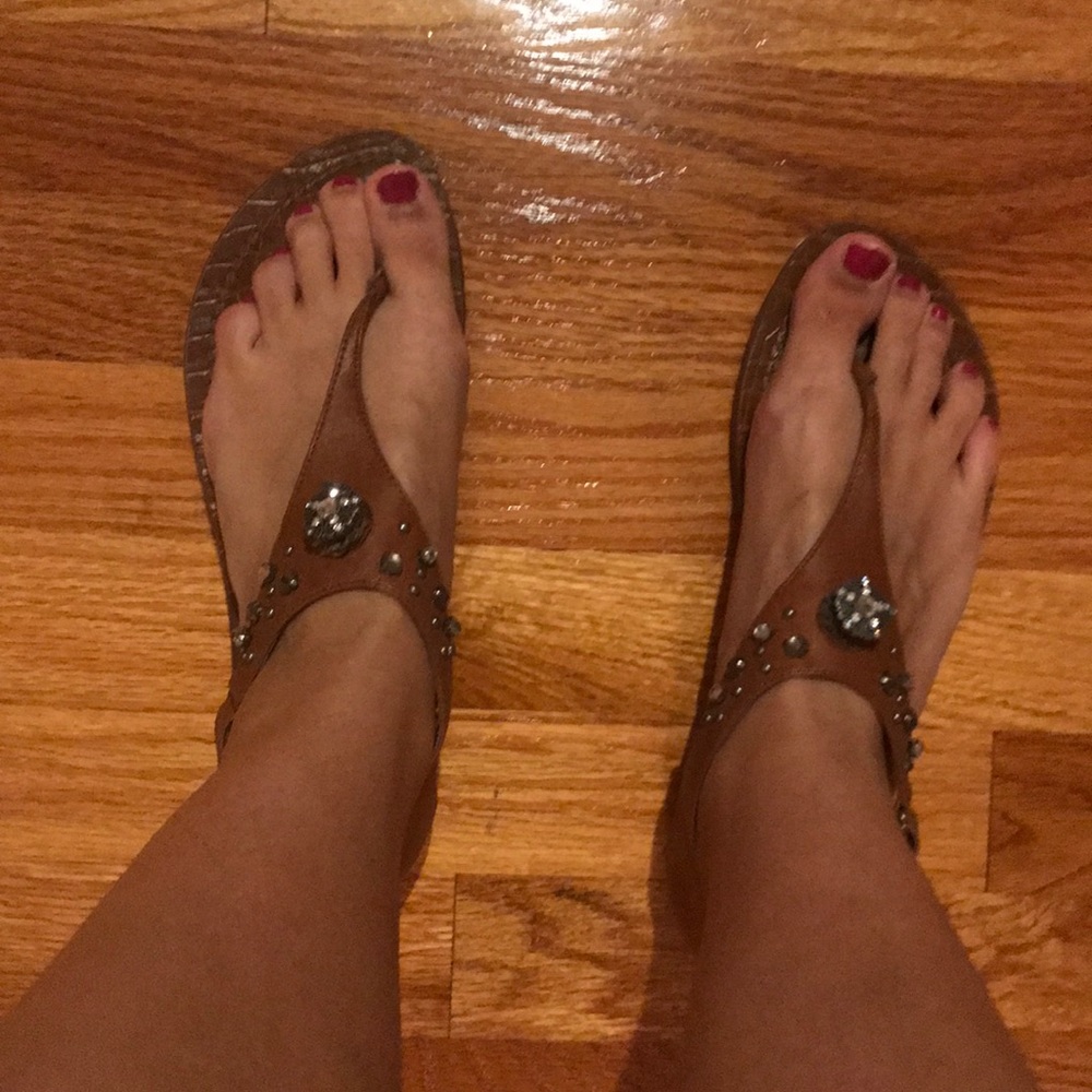 Sam Edelman Brown Leather Sandals